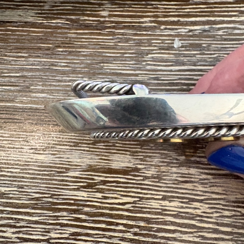 Vintage custom belt buckle featuring Buffalo nickels and brass bullet casings - Picture 5 of 16